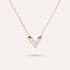 Vela Pendant Necklace | V Shape Gold-Tone Chain