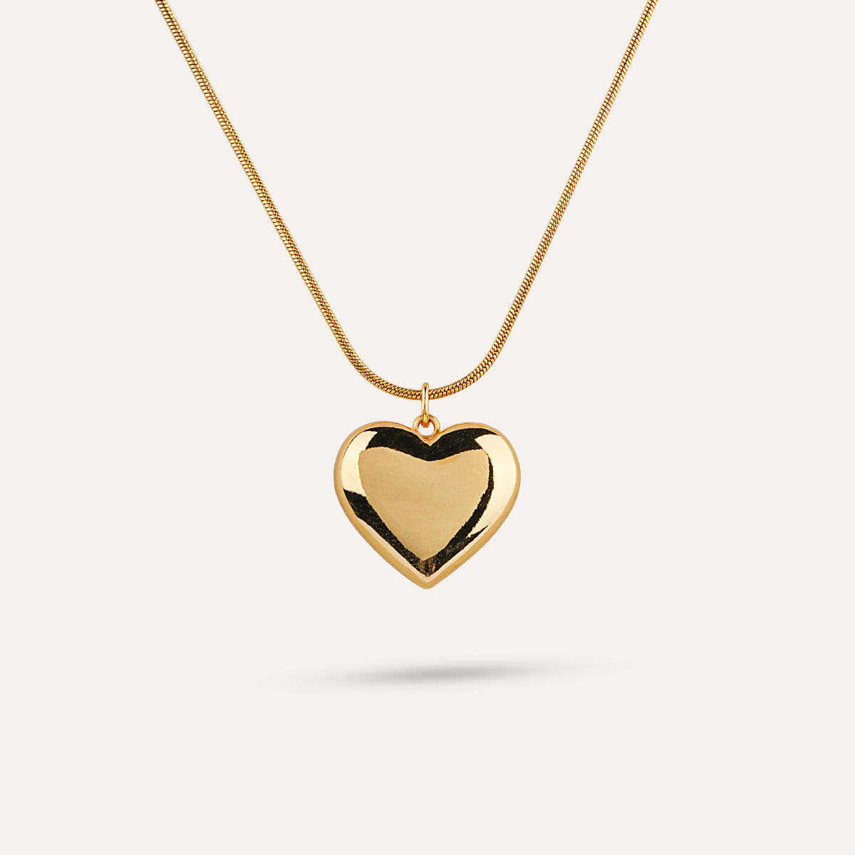 Verona Heart Pendant Necklace | Gold-Tone Chain