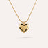 Verona Heart Pendant Necklace | Gold-Tone Chain