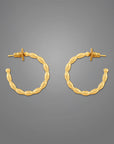 Willow Hoops | 18K Gold-Plated