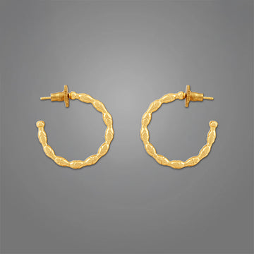 Willow Hoops | 18K Gold-Plated