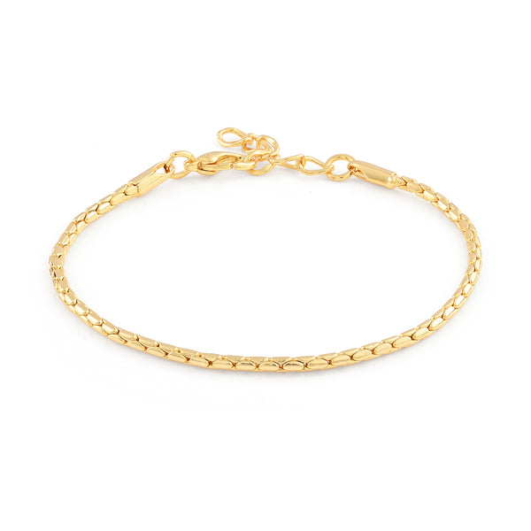 Men’s Zeon Bracelet | 18K Premium Gold-Plated