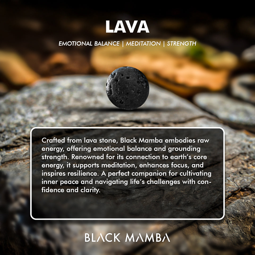 Lava Stone Natural Bracelet – Grounded Energy & Inner Clarity