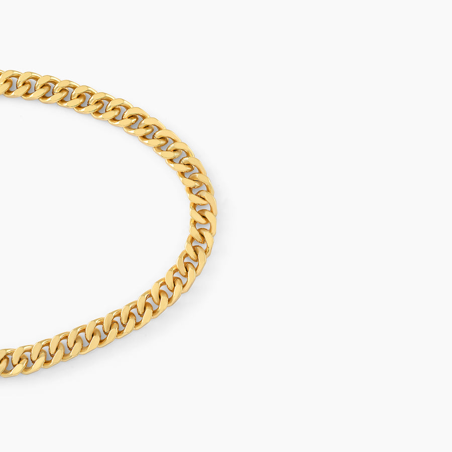 Men's Cuban Bracelet 18k Real Gold Plated