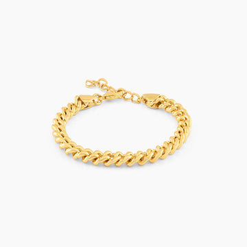 Men's Alpha Bracelet | 18K Real Gold-Plated