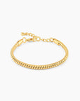 Men's Snake Bracelet | 18K Pure Gold-Plated