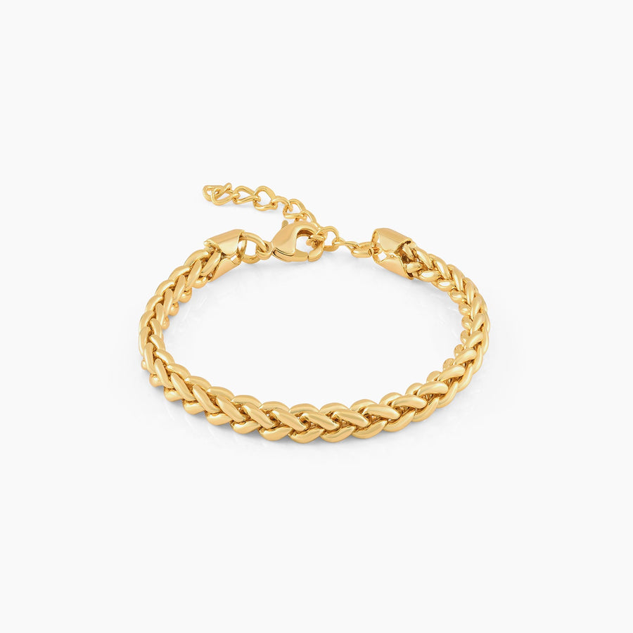 Men's 4-Way Spiga Bracelet | 18K Premium Gold-Plated