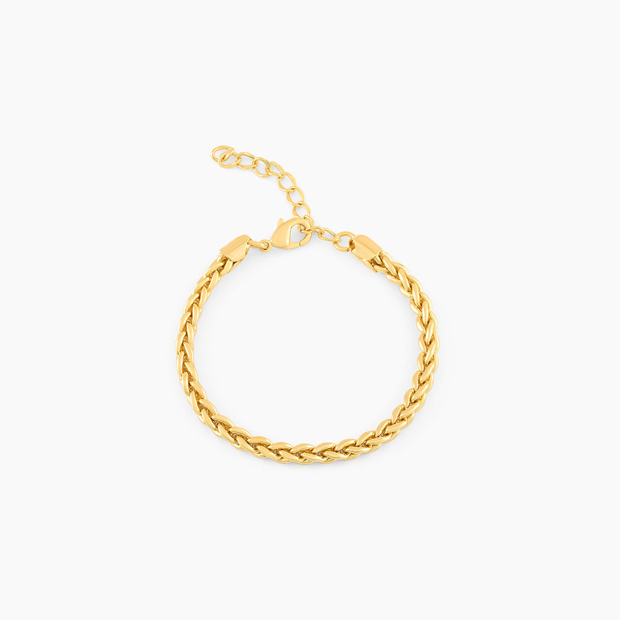 Men's 4-Way Spiga Bracelet | 18K Premium Gold-Plated