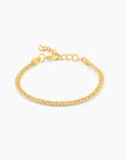 Men's Urban Weave Bracelet | 18K Luxury Gold-Plated