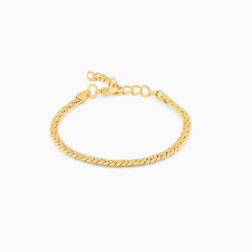 Men's Urban Weave Bracelet | 18K Luxury Gold-Plated
