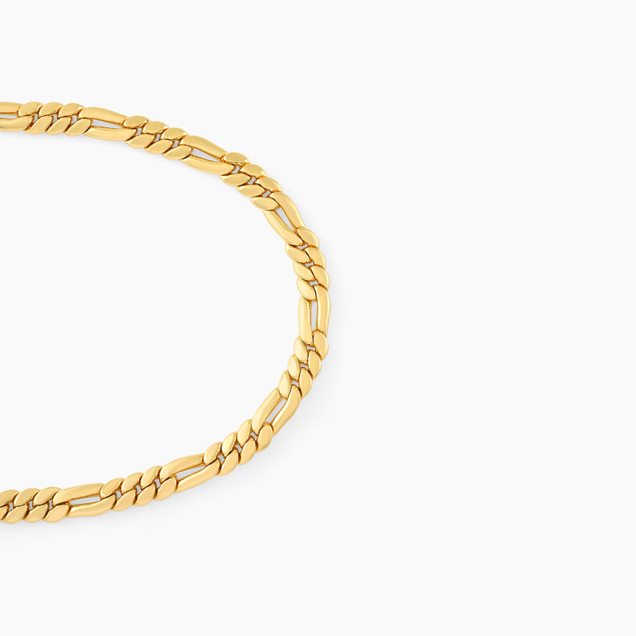 Men's Figaro Bracelet | 18k Thick Gold Plated