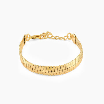 Men's Serpent Bracelet | 18K Fine Gold-Plated