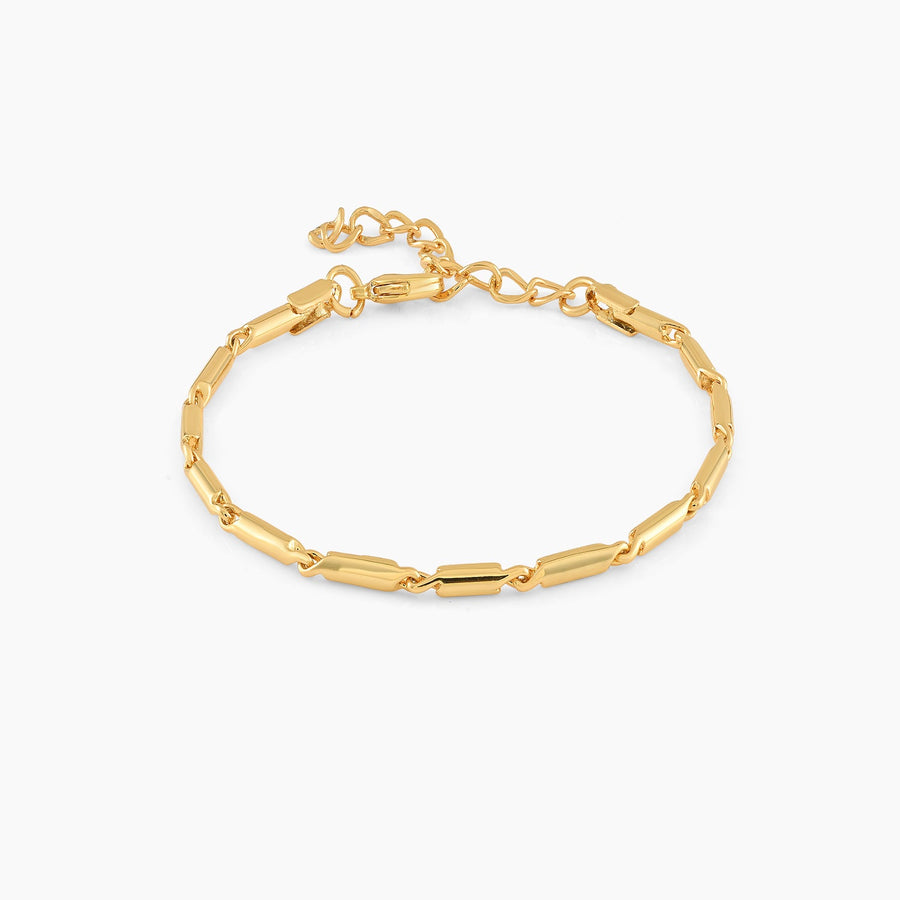 Men's Pinsetta Bracelet | 18K Real Gold-Plated