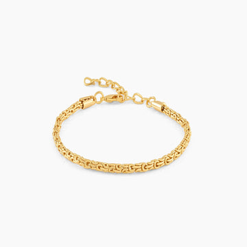 Men's Corda Bracelet | 18K Thick Gold-Plated