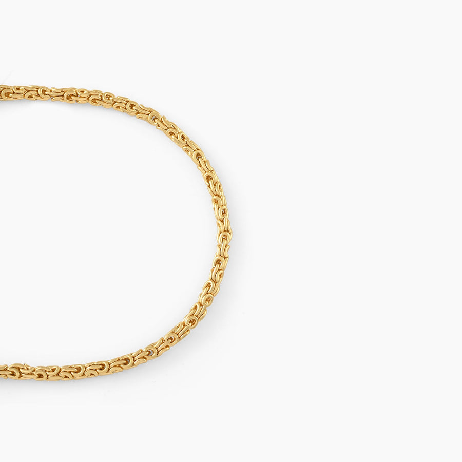 Men's Corda Bracelet | 18K Thick Gold-Plated