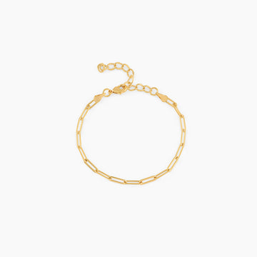 Men's Paperlink Bracelet | 18k Real Gold Plated
