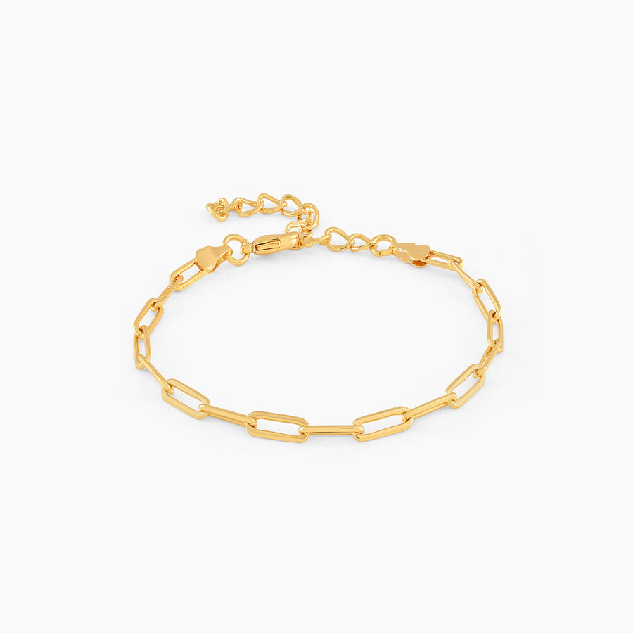 Men's Paperlink Bracelet | 18k Real Gold Plated