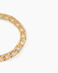 Men's Hammered Link Bracelet | 18K Premium Gold-Plated