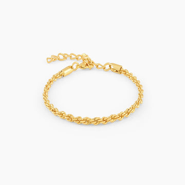 Men's Knot Bracelet | 18K Genuine Gold-Plated