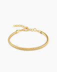 Men's River Bracelet | 18K Heavy Gold-Plated