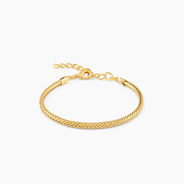 Men's River Bracelet | 18K Heavy Gold-Plated