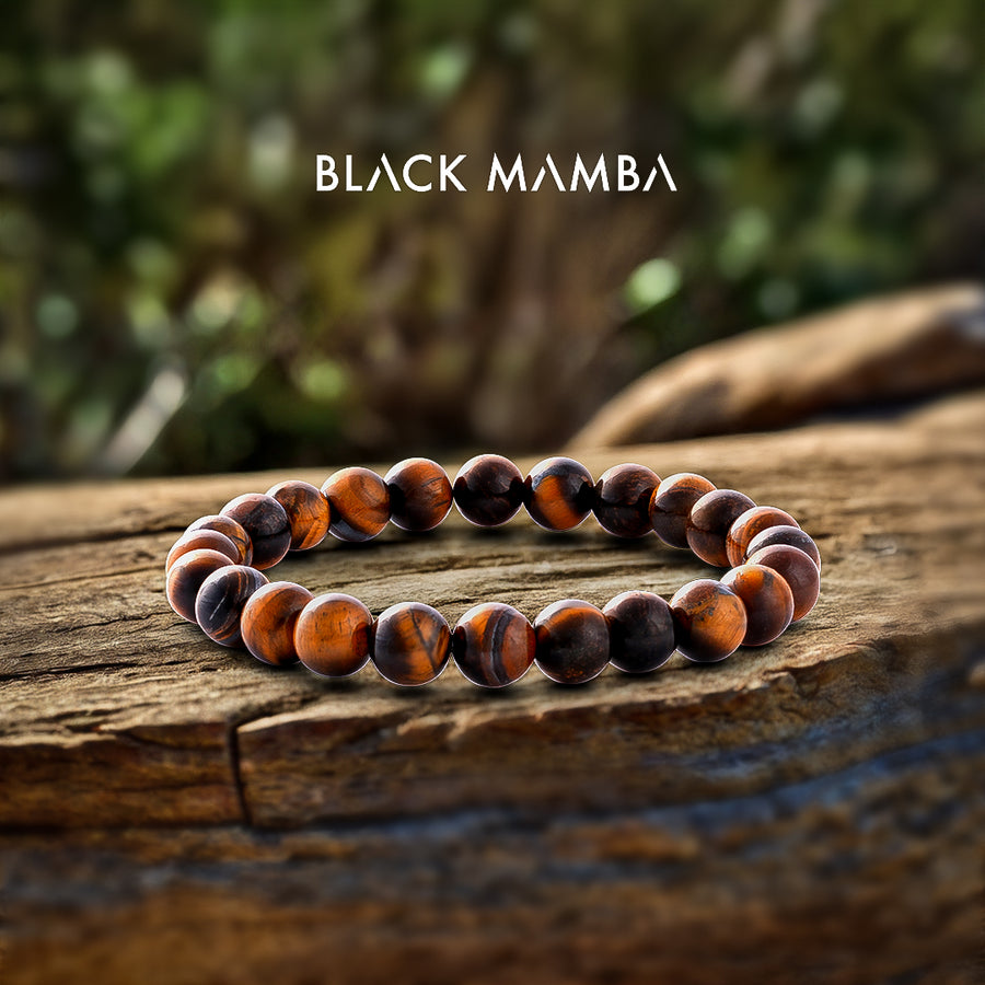 Tiger Eye Natural Stone Bracelet – Strength, Confidence & Clarity