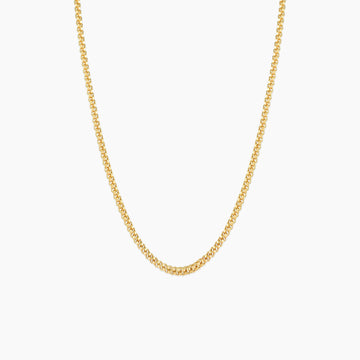 Men’s Grid Chain | 18K Solid Gold-Plated