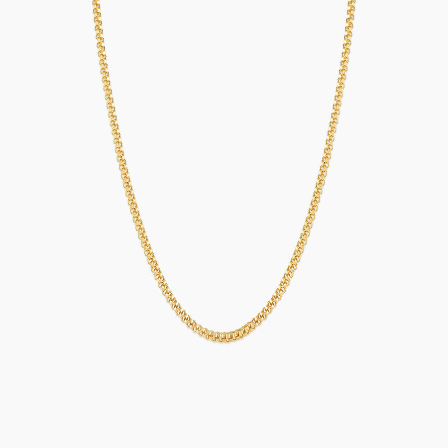 Men’s Grid Chain | 18K Solid Gold-Plated