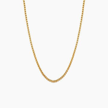 Men’s Box Chain | 18K Solid Gold-Plated