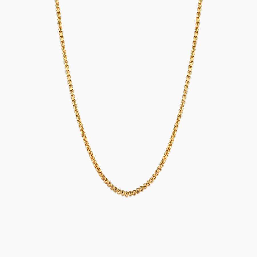 Men’s Box Chain | 18K Solid Gold-Plated