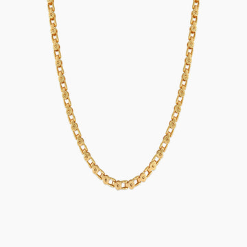 Men’s Gear Chain | 18K Genuine Gold-Plated