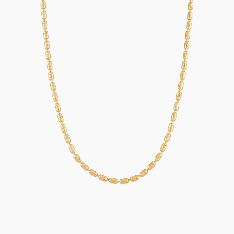 Men’s Barrel Chain | 18K Thick Gold-Plated