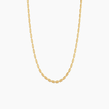 Men’s Barrel Chain | 18K Thick Gold-Plated