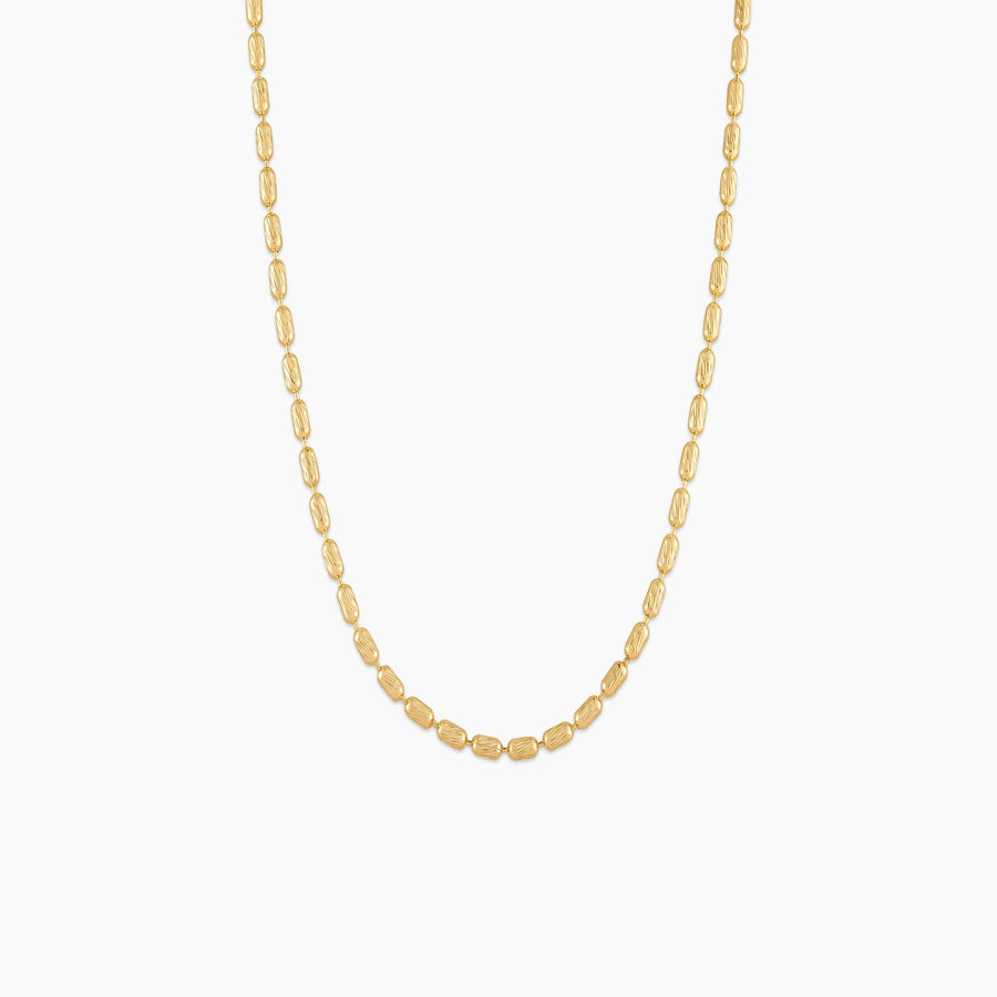 Men’s Barrel Chain | 18K Thick Gold-Plated