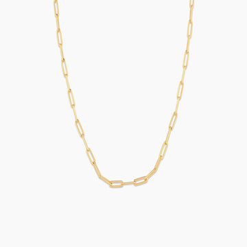 Men’s Paperlink Chain | 18K Pure Gold-Plated