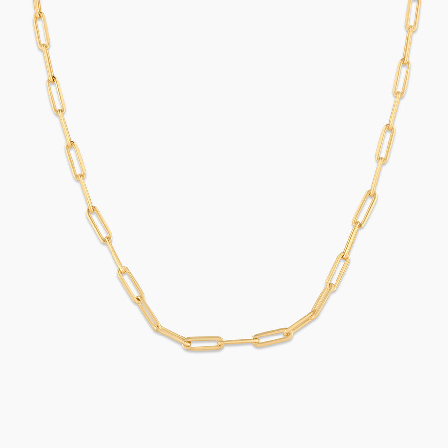 Men’s Paperlink Chain | 18K Pure Gold-Plated