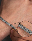 #Rhodium color Lobster Lock
