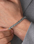 #Rhodium color Lobster Lock
