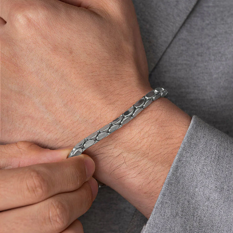 #Rhodium color Lobster Lock