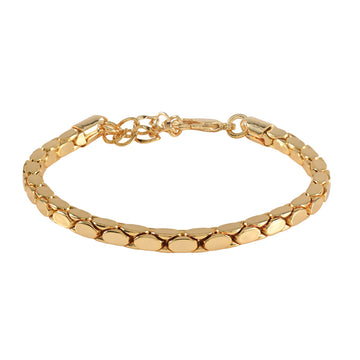 Men's Signature Cobra Bracelet | 18k Gold Plated
