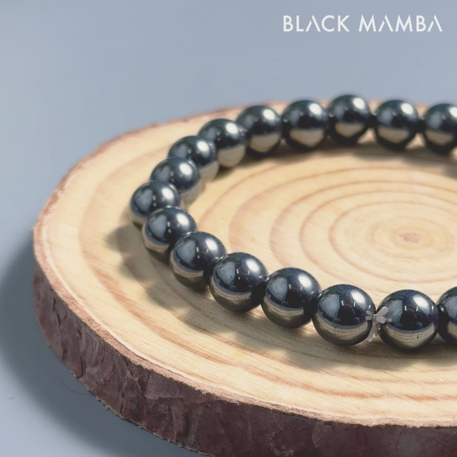 Hematite Bracelet – Power, Focus & Grounding Clarity