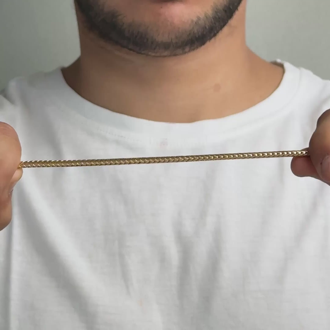 Men's River Bracelet | 18K Heavy Gold-Plated