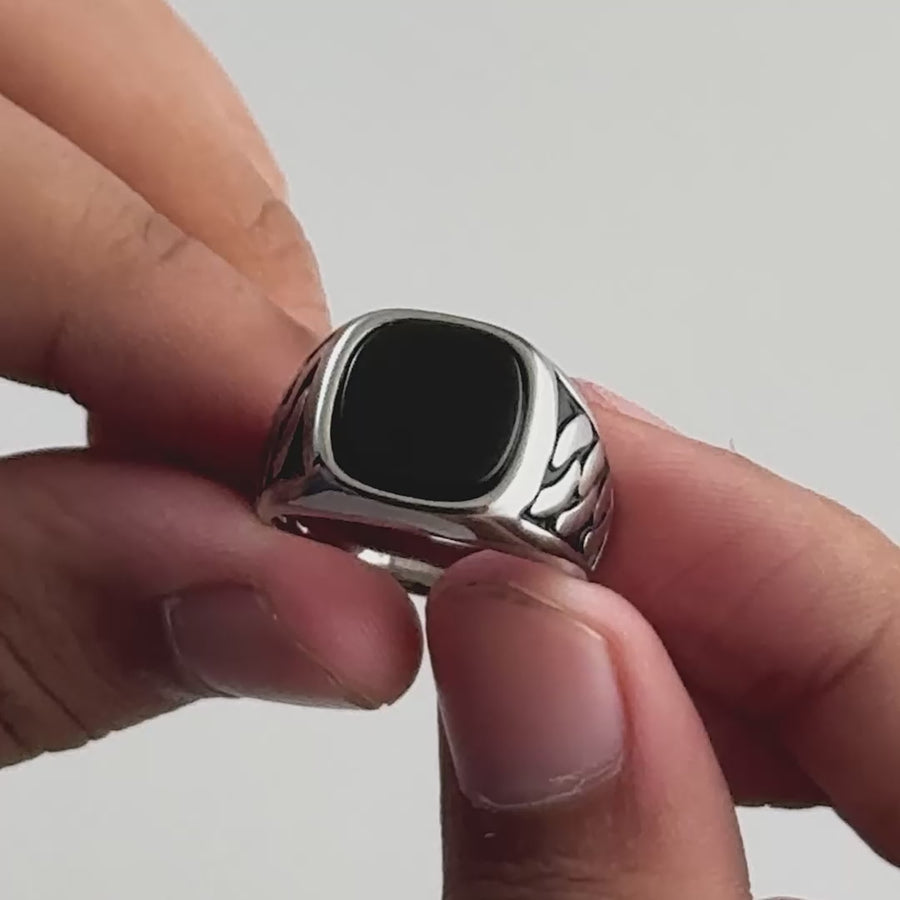 Men's Cipher Ring