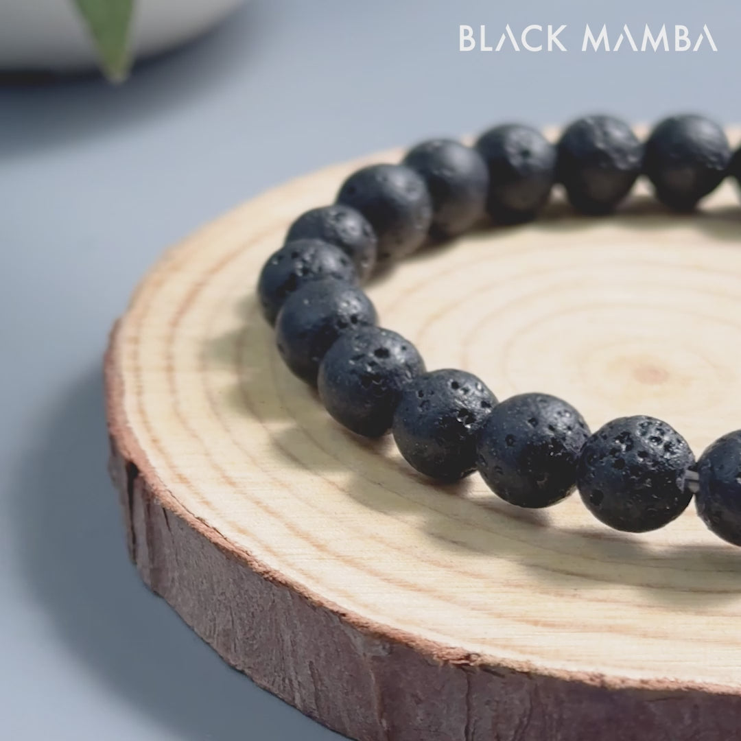 Lava Stone Natural Bracelet – Grounded Energy & Inner Clarity