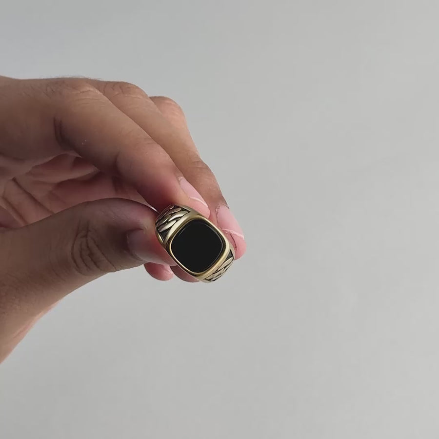 Men's Cipher Ring